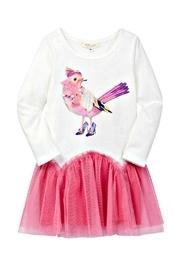 Fancy-bird Drop-waist Dress