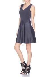 Leather Flare Dress