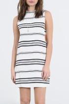  Black/white Stripped Dress