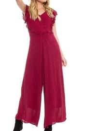  Ruffled Sleevless Jumpsuit