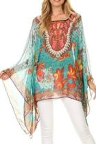  Butterfly Silky Poncho