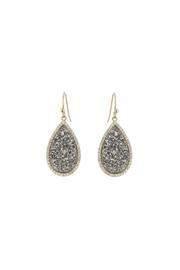  Titanium Pave Earrings