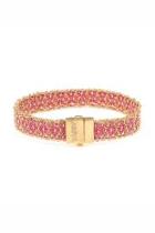  Pink Braided Bracelet