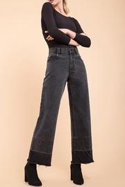  Two-tone Wide-leg Jeans