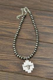  Longhorn Navajo-pearl Necklace