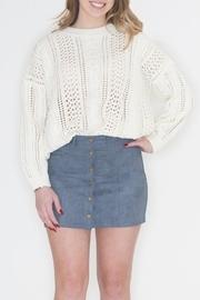 Ivory Cable-knit Sweater