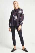  Floral Frill Blouse