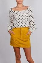  Utility Mini Skirt (mustard)