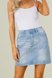  Listicle Denim Skirt