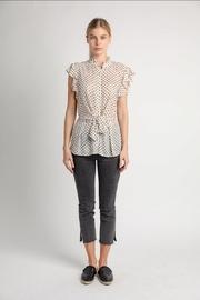  Polkadot Button-down Top