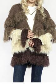  Fringed Open Cardigan