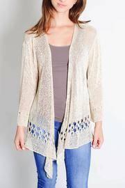  Cream Sweater Cardigan