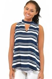  Stripe Choker Top