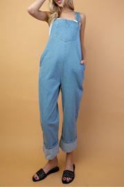  Denim Rolled Overalls