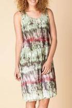  Colourful Mesh Dress