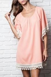  Lace-trimmed Tunic Dress
