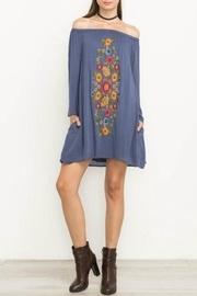  Slate Embroidered Dress