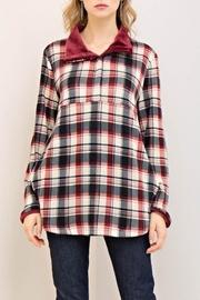  Check Print Sweater