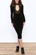  Rhinestone Choker Dress