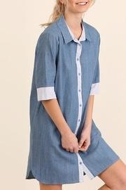  Denim Shirtwaist Dress