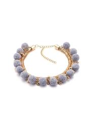  Pom-pom Choker Necklace
