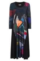  Long Artprint Dress