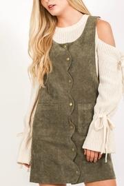  Olive Corduroy Dress