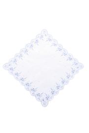  Blue Floral Handkerchief