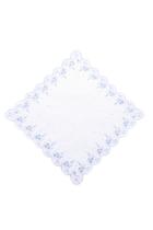  Blue Floral Handkerchief