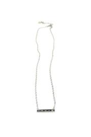  Swarovski Baguette Bar Necklace