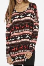  Printed Knit Tunic