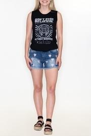  Heart Denim Shorts