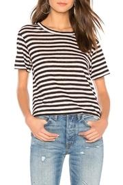  Stripe Linen Tee