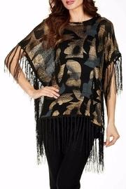  Fringed Poncho Top