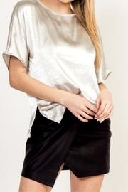  Silver Satin Tee