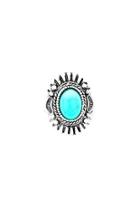  Turquoise Shield Ring