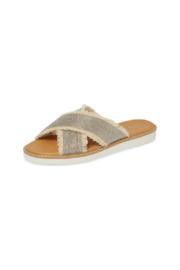  Jasmine Chain Embellished Slide Sandal