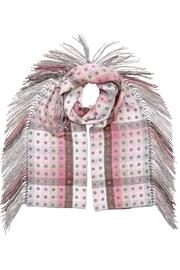  Side Fringe Rose Scarf