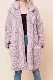  Burgundy Fleece Jacket