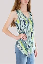  Teal & Green Blouse