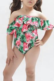  Watermelon Off The Shoulder Swimsuit