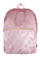  Magic Sequin Backpack- Pink Glitter/ Velvet Pocket