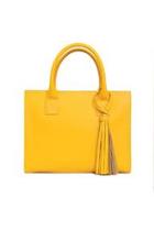  Yellow Leather Handbag