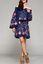  Wide-sleeve Off-shoulder Tunic