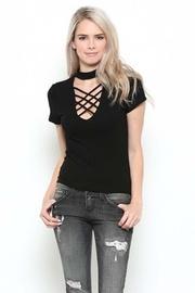  Criis-cross Front Top