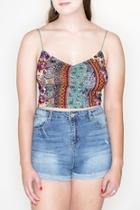  Floral Paisley Crop