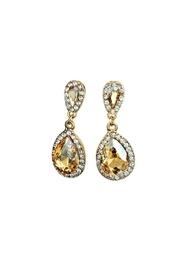  Champagne Teardrop Earrings