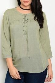  Sage Lace Blouse