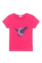  Pink Dinosaur Printed T-shirt
