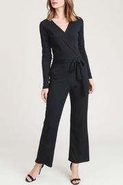  Black Ribbed Jumpsuit